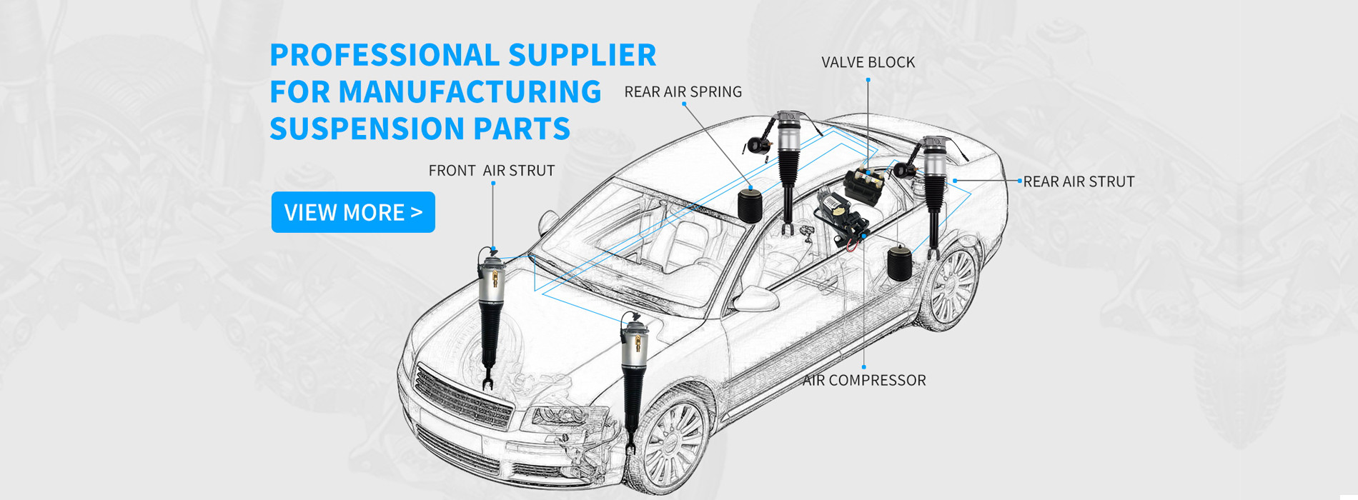 Qualität MERCEDES-BENZluft-Suspendierungs-Teile Fabrik